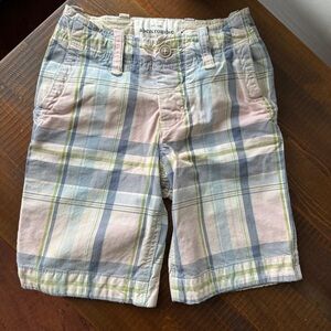 Short 8 Abercrombie kids adjustable belt blue pink